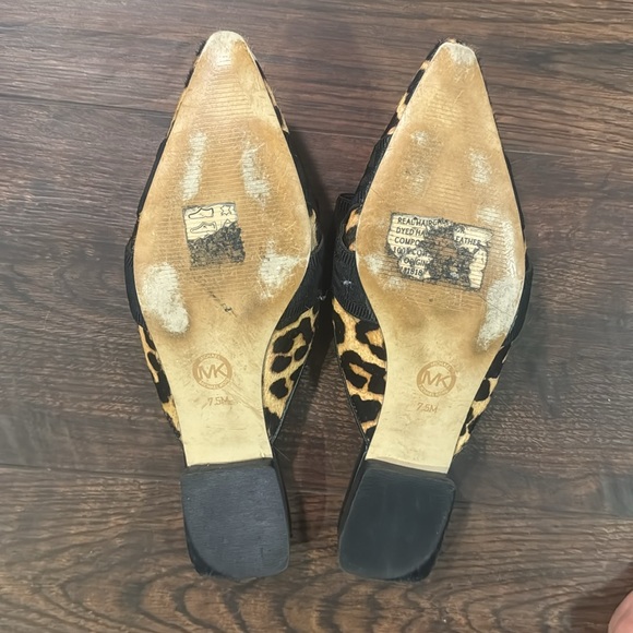 Michael Kors calf hair mules 7.5 - Picture 3 of 3